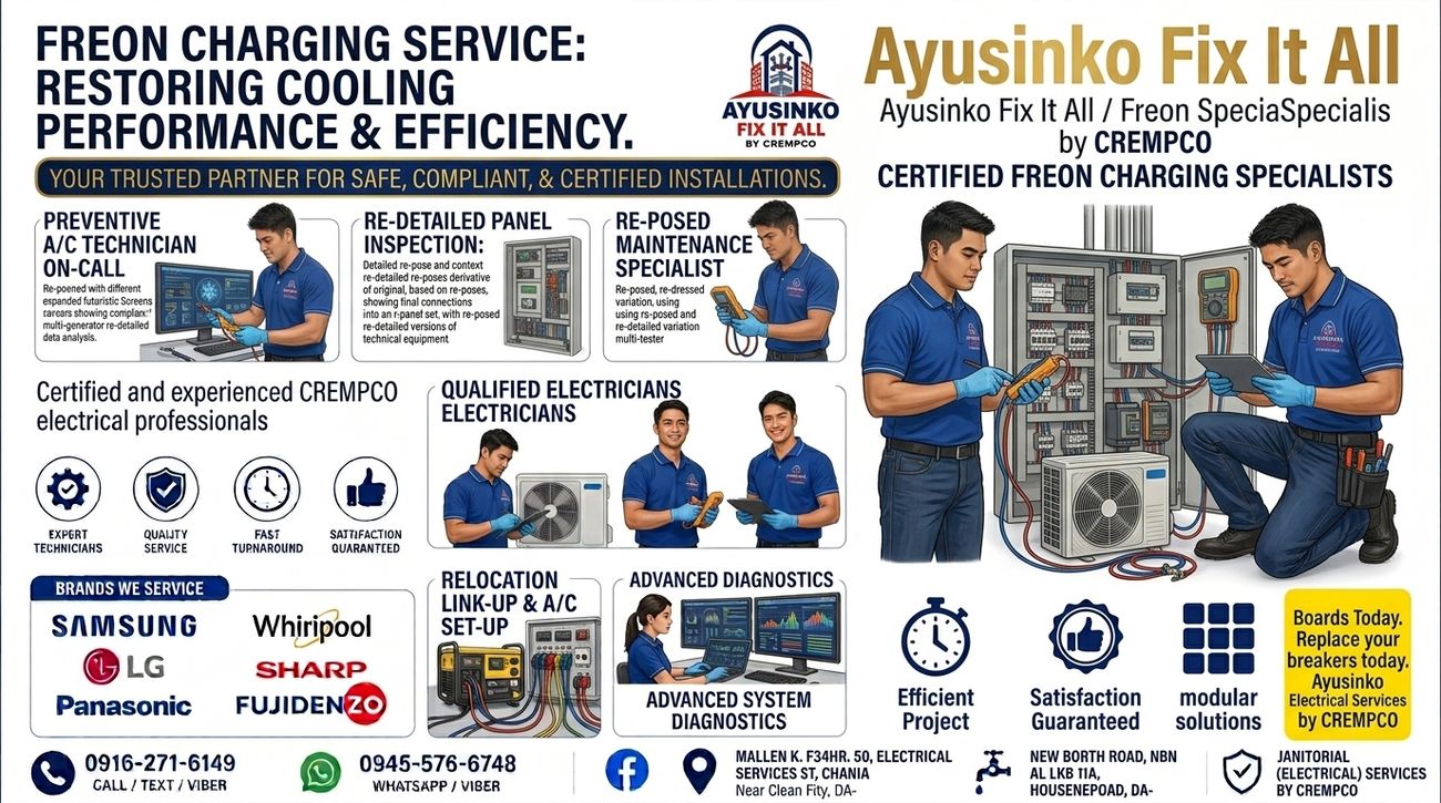 Freon charging
