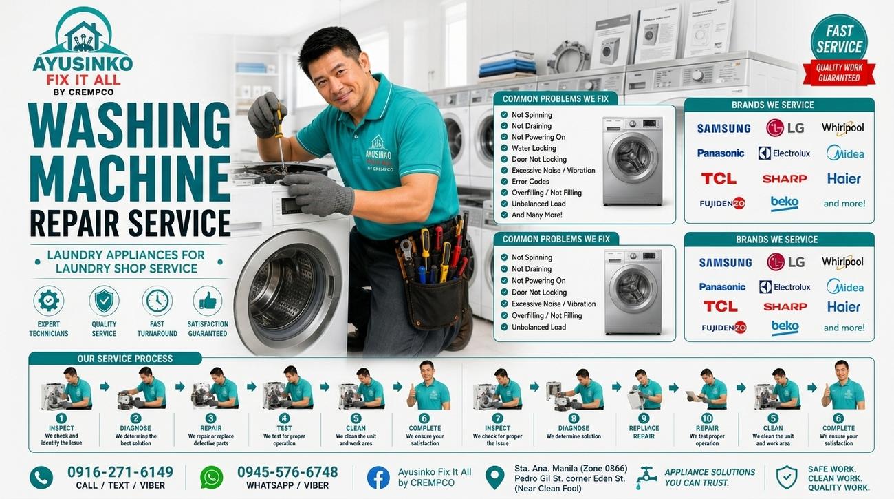 Washing machine repair